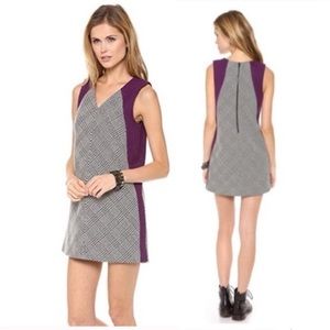 Rag & Bone Solo Two-Tone Printed Oversized Dress